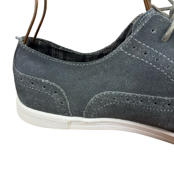 Bed Stu Quinn Mens Wingtip Leather Suede Gray Lace Up Business Casual Shoes 10 main image 10